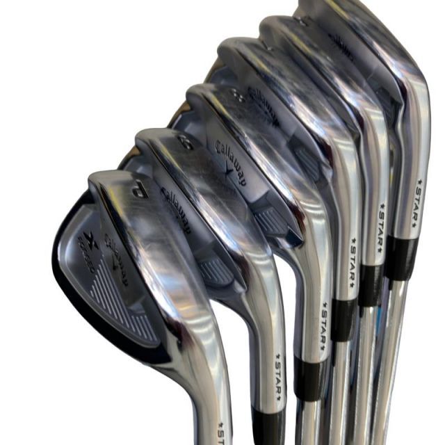 【中古】 キャロウェイ X FORGED STAR(2021) 6S アイアンセット IR NS PRO MODUS3 TOUR105 (フレックスS) メンズ 男性用 右利き 右用 Cランク ゴルフクラブ