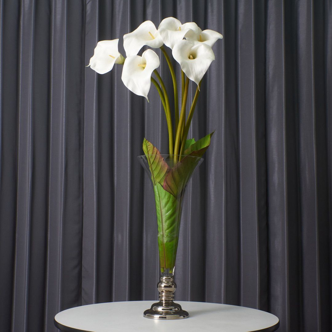 EMILIO ROBBA エミリオロバ 造花 アーティフィシャルフラワー CALLA カラー ブーケ アートフラワー 花瓶付き オブジェ 置物 装飾 97133
