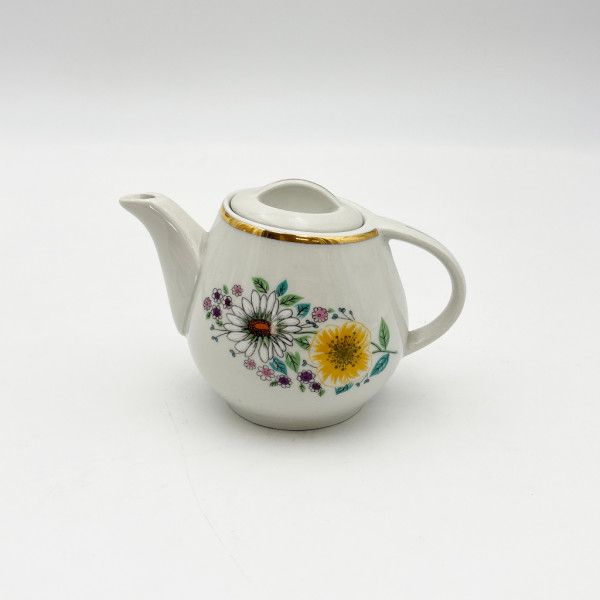 Tea pot Lubiana ルビアナ ティーポット 紅茶 お茶 花 made in poland 雑貨 英国 ヴィンテージ イギリス 陶器 97380