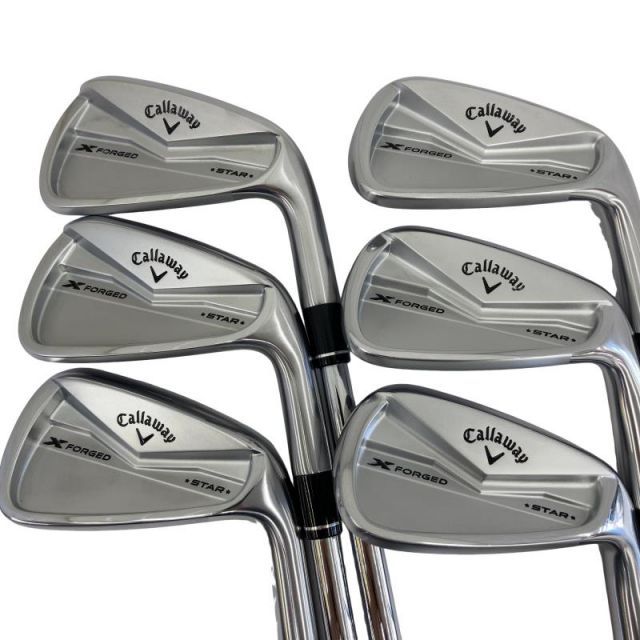 【中古】 キャロウェイ X FORGED STAR(2024) 6S アイアンセット IR NS PRO 950GH neo (フレックスS) メンズ 男性用 右利き 右用 Bランク ゴルフクラブ
