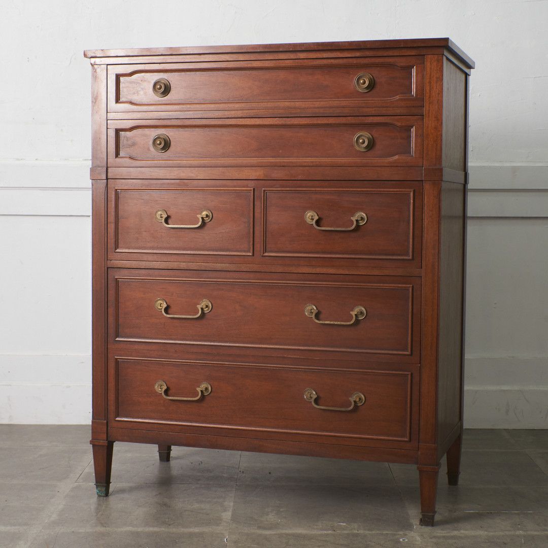定価57万 Drexel Heritage トライユン チェスト 高級 クラシック 洋タンス 収納箪笥 マホガニー TRIUNE ドレクセル ヘリテイジ 98399