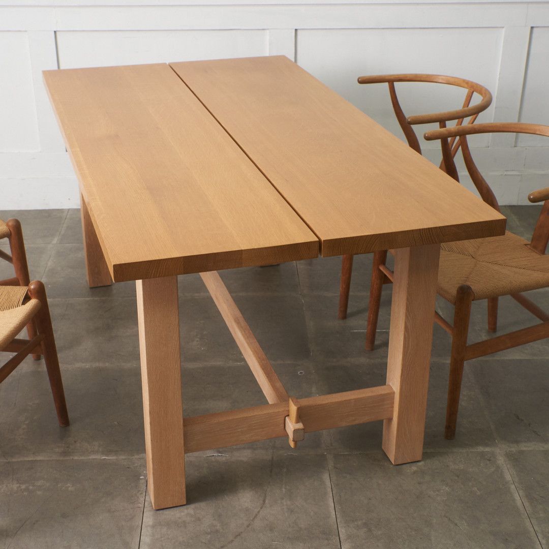 アクタス JARVI ダイニングテーブル オーク 無垢材 W1600 食卓 北欧 モダン スタイル 作業台 木製 スローハウス ACTUS ジャルビ 98544