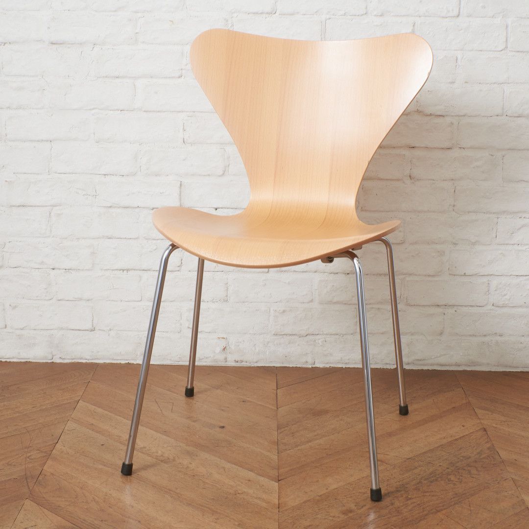 正規品 Fritz Hansen セブンチェア 3107 ビーチ 名作 椅子 北欧 デンマーク アルネ ヤコブセン フリッツハンセン スタッキング 98638