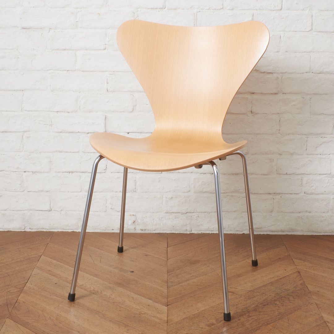 正規品 Fritz Hansen セブンチェア 3107 ビーチ 名作 椅子 北欧 デンマーク アルネ ヤコブセン フリッツハンセン スタッキング 98640