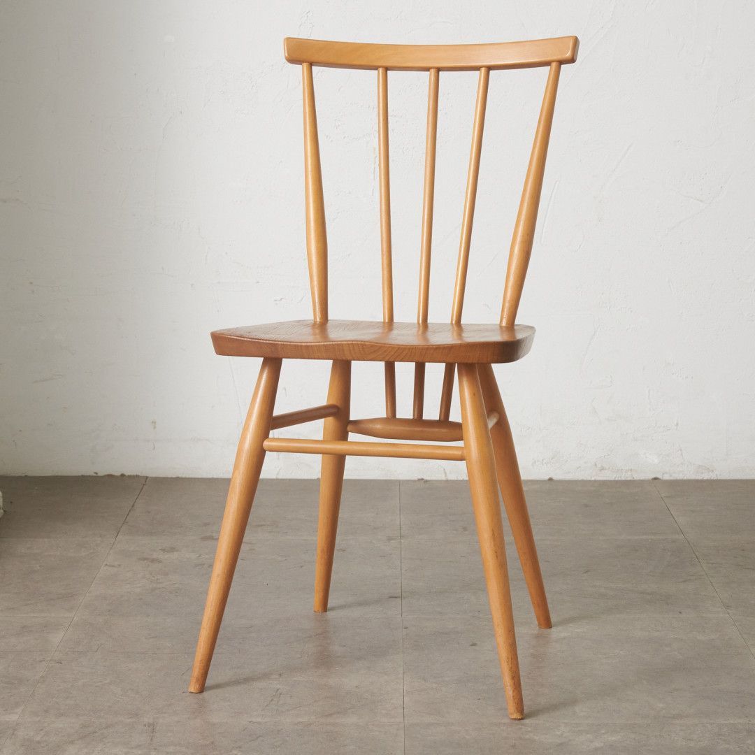 ercol スティックバックチェア ヴィンテージ 英国 アーコール エルム ウィンザーチェア 曲木 椅子 コムバック ダイニングチェア 98680