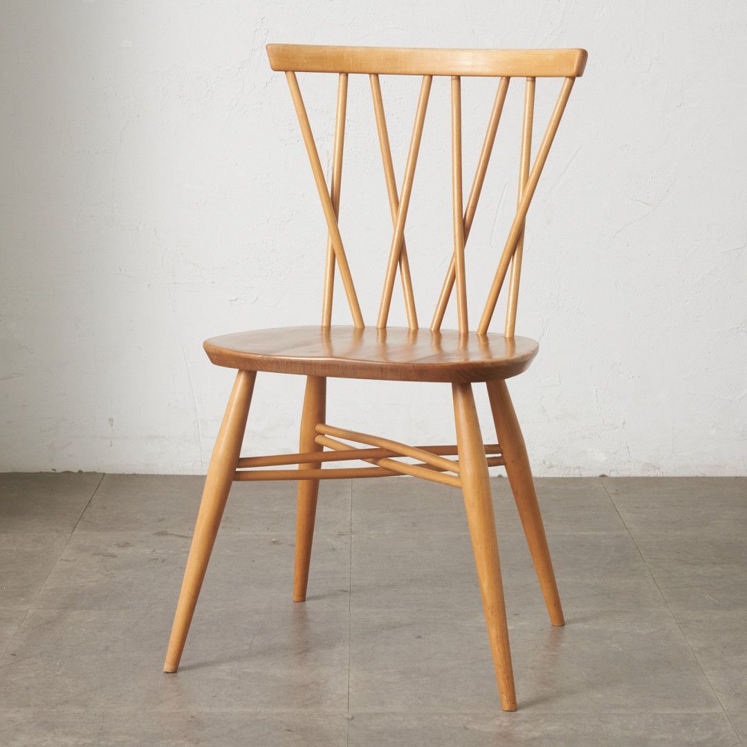 レア ercol ラティスドチェア アーコール 英国 ヴィンテージ クロスバックチェア エックスバックチェア ダイニングチェア 椅子 98727