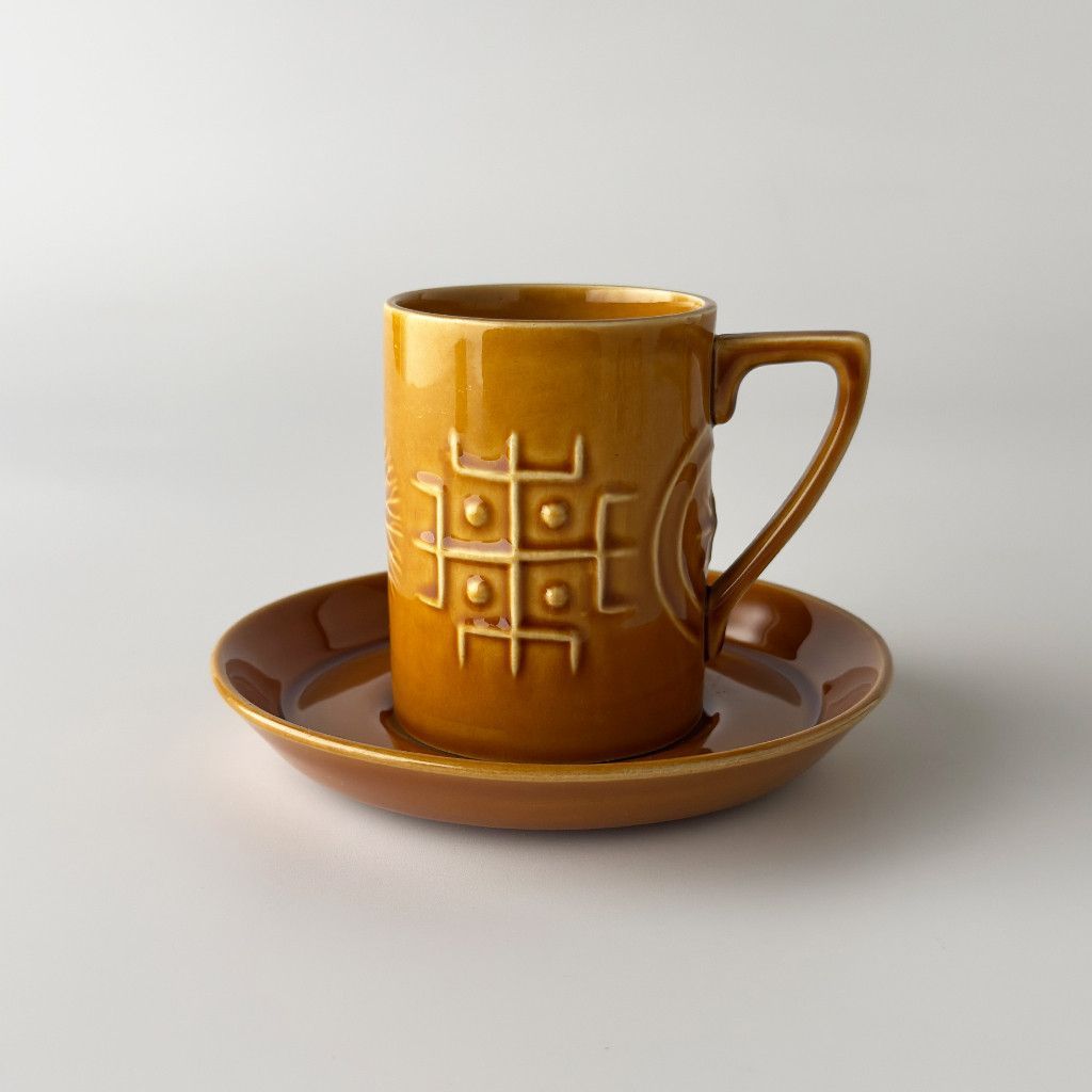PORTMEIRION Totem カップ&ソーサー 英国 ヴィンテージ コーヒーカップ 食器 イギリス ポートメリオン トーテム 99136