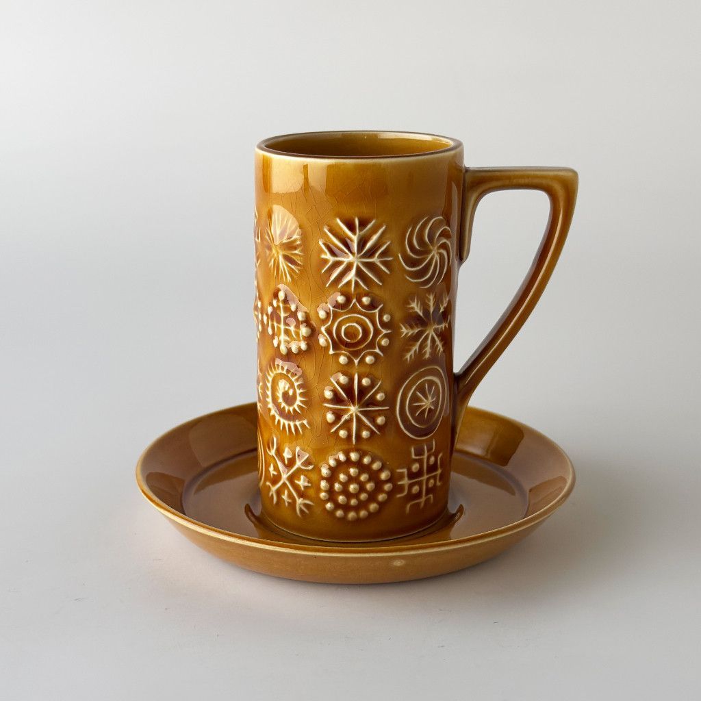PORTMEIRION Totem カップ&ソーサー 英国 ヴィンテージ コーヒーカップ 食器 イギリス ポートメリオン トーテム 99162