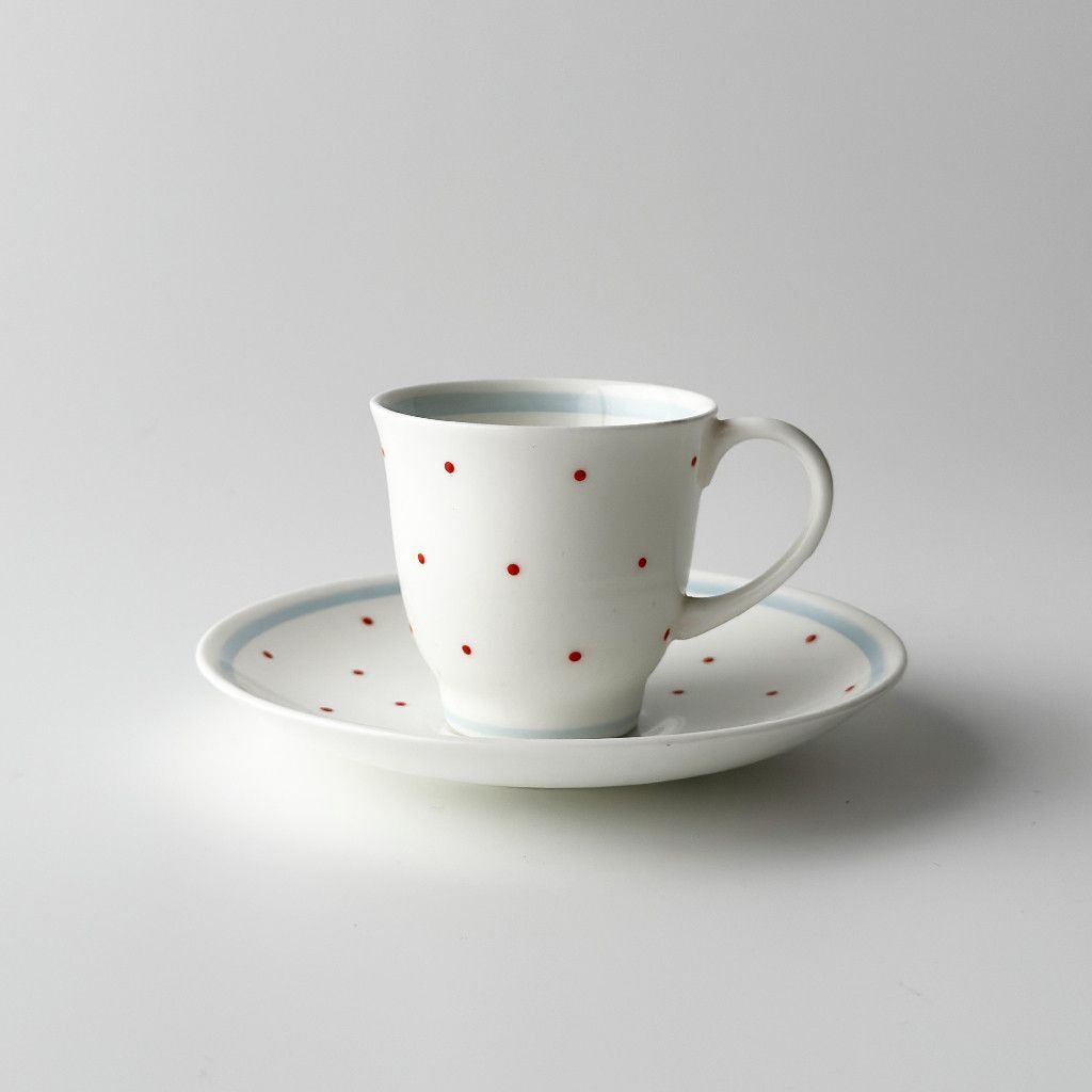 Susie Cooper スージークーパー Raised Spot レイズドスポット レア ドット柄 カップ＆ソーサー 雑貨 陶器 食器 紅茶 99420