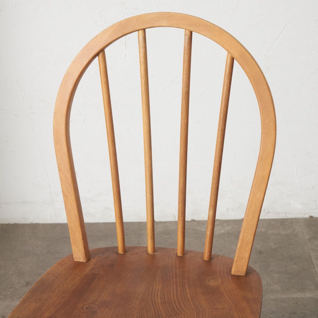 【発送の場合は即購入不可】 ercol フープバックチェア 4本 スポーク アーコール ダイニングチェア 英国 ヴィンテージ 曲木 椅子 エルム 天然木 イギリス 88687 ercol フープバックチェア 4本 スポーク アーコール ダイニングチェア