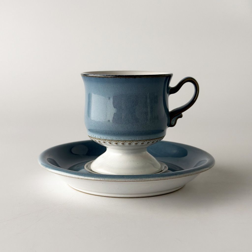 DENBY デンビー Castile カスティーリャ カップ＆ソーサー 英国 ヴィンテージ 食器 陶器 雑貨 コーヒーカップ 99852