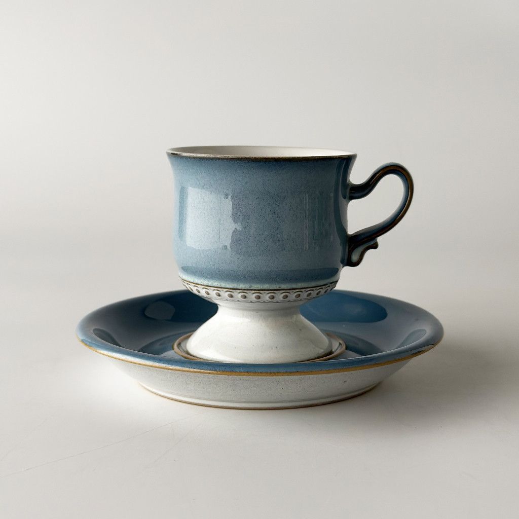DENBY デンビー Castile カスティーリャ カップ＆ソーサー 英国 ヴィンテージ 食器 陶器 雑貨 コーヒーカップ 100584