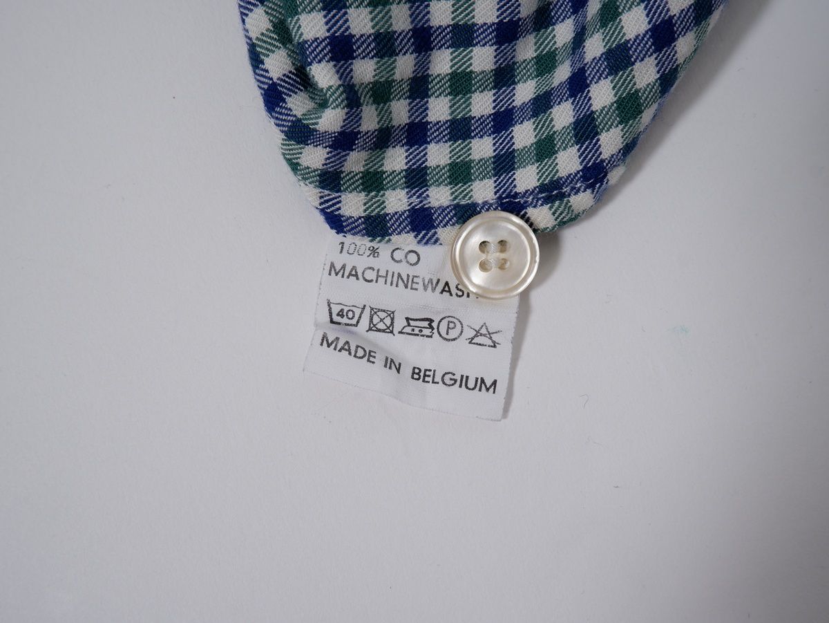 Bernhard Willhelmベルンハルトウィルヘルム チェック柄クレリック