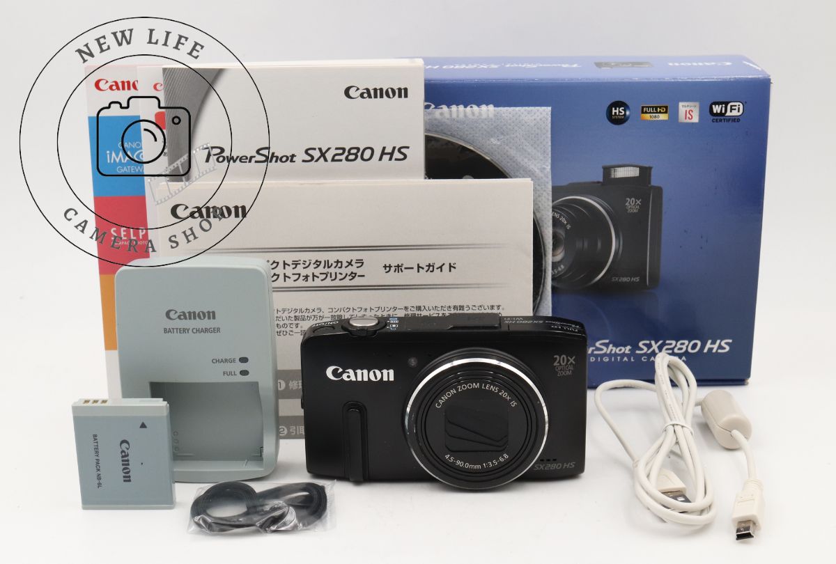 付属多数☆キヤノン Canon Power Shot SX280HS 動作OK ###17798 - メルカリ
