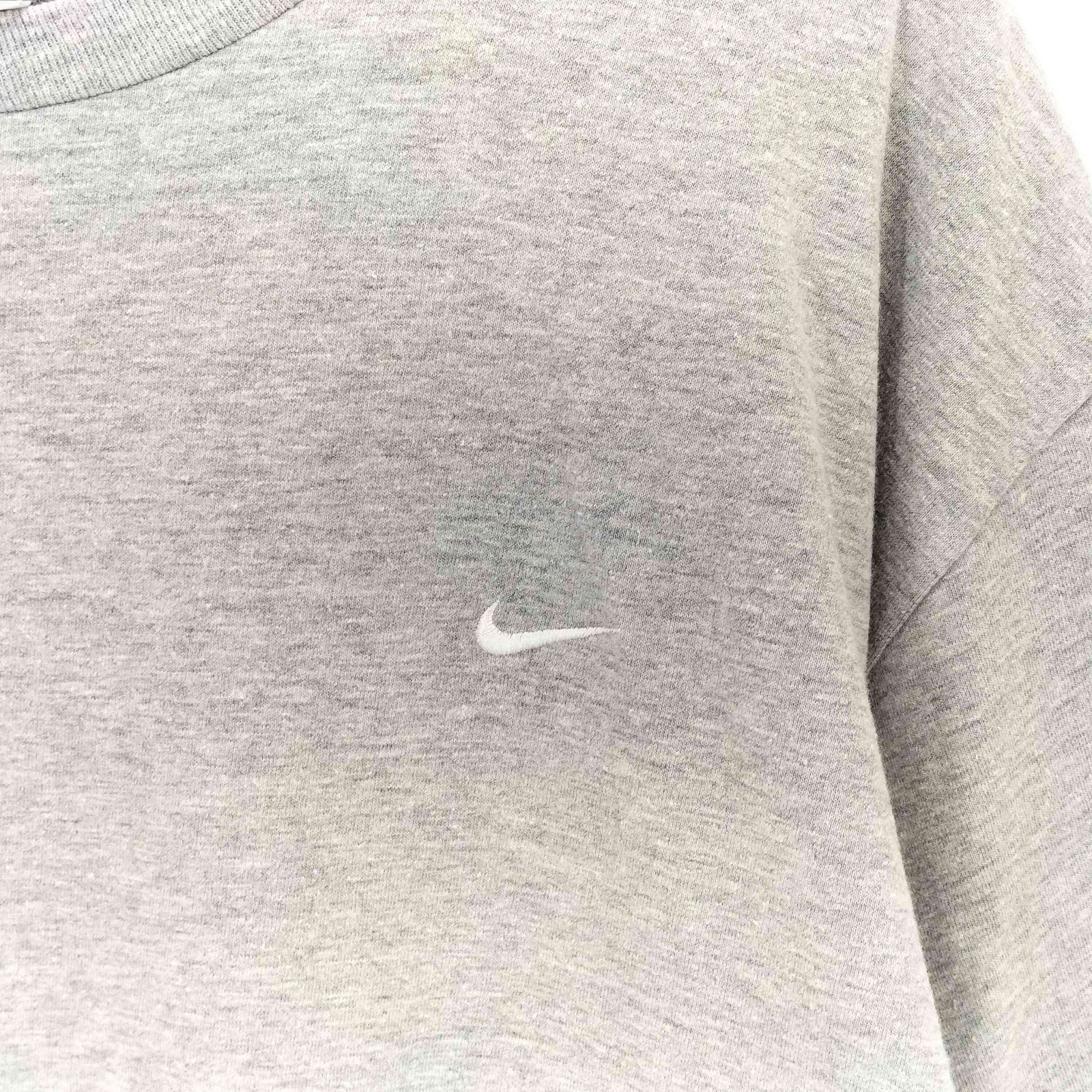 ナイキ NIKE 00S 銀タグ S/S スウッシュ刺繍クルーネックTシャツ