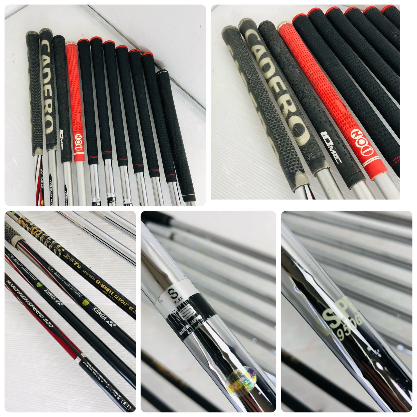 保証付】YONEX ヨネックス NANO V ナノブイ ゴルフクラブ フルセット