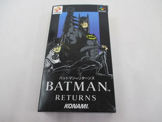 中古品 ゲーム スーパーファミコン ソフト バットマン リターンズ 箱・説 ハガキ付き