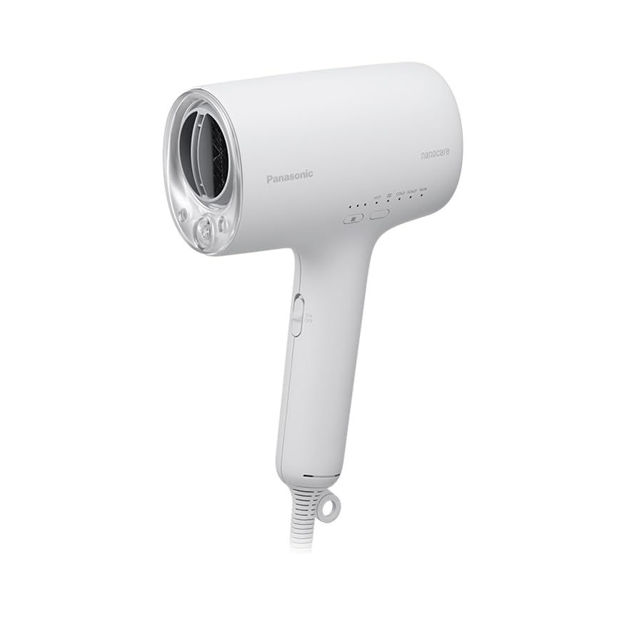 【Panasonic Store Plusモデル】パナソニック ヘアドライヤー ナノケア 高浸透ナノイー&ミネラル搭載 コンパクト ナイトキャップノズル ウォームホワイト EH-NA0K-Wt