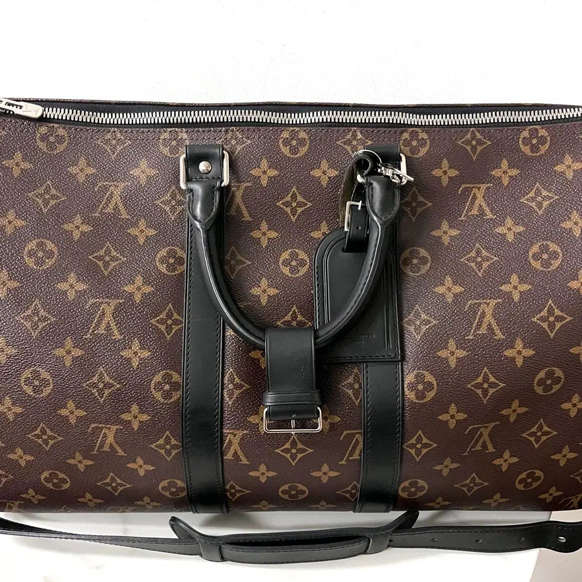 S級/正規品 Louis Vuitton ルイヴィトン キーポル 45 バンドリエール マカサー クロスバック バッグ