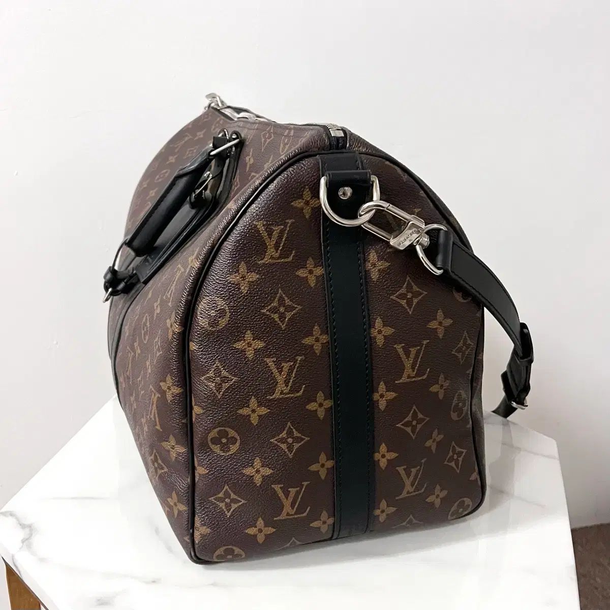 S級/正規品 Louis Vuitton ルイヴィトン キーポル 45 バンドリエール マカサー クロスバック バッグ