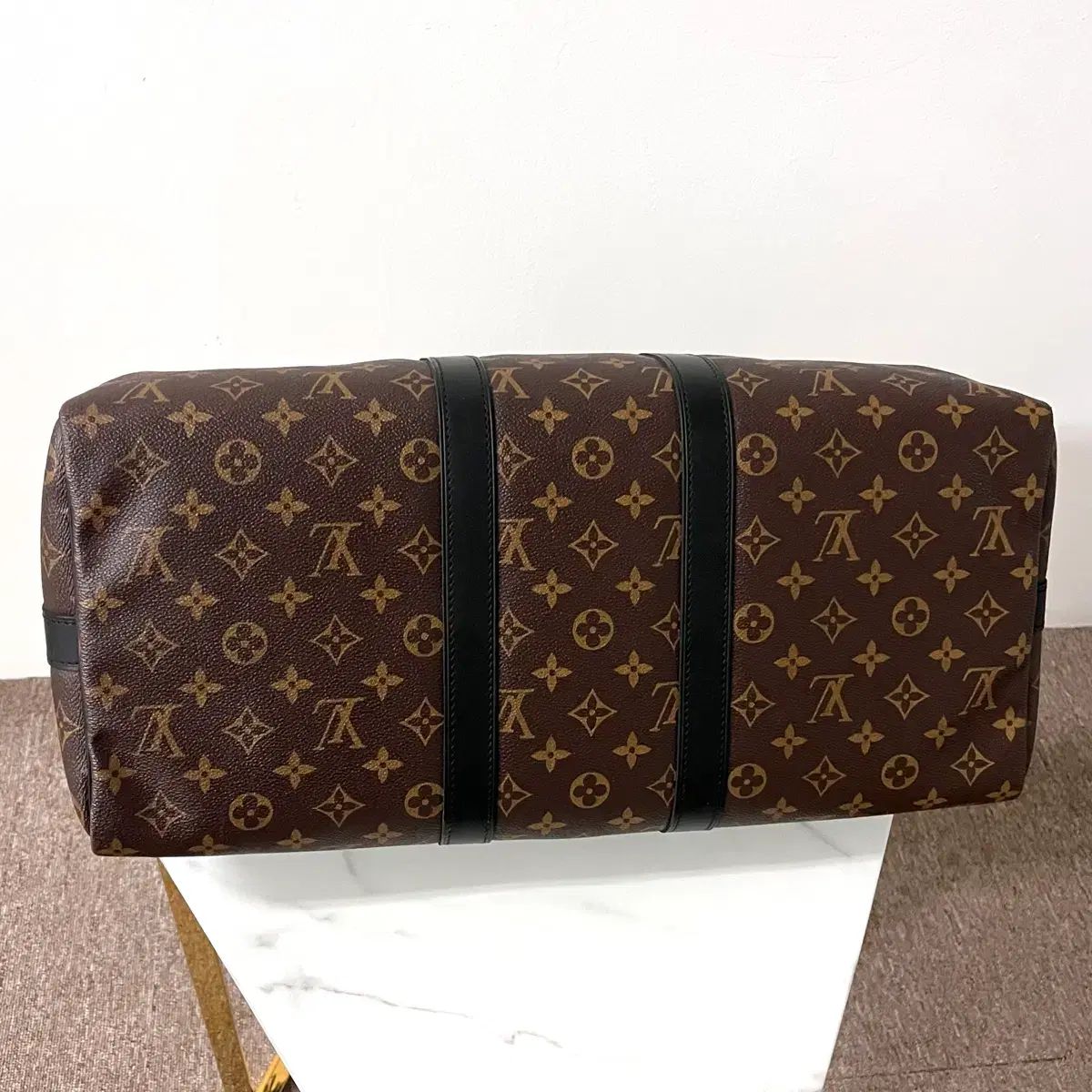 S級/正規品 Louis Vuitton ルイヴィトン キーポル 45 バンドリエール マカサー クロスバック バッグ