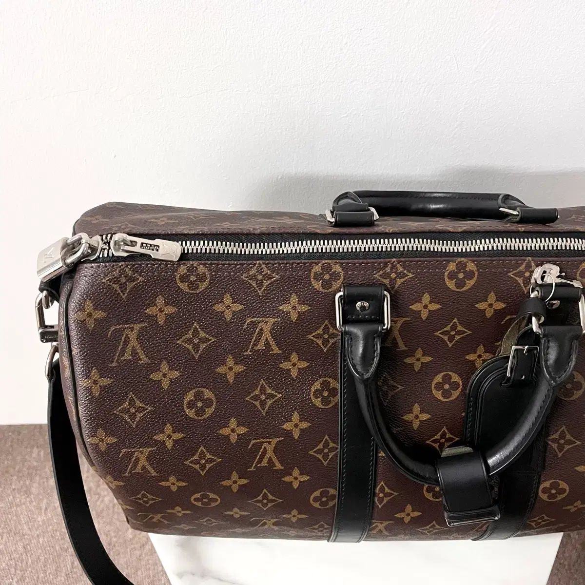 S級/正規品 Louis Vuitton ルイヴィトン キーポル 45 バンドリエール マカサー クロスバック バッグ