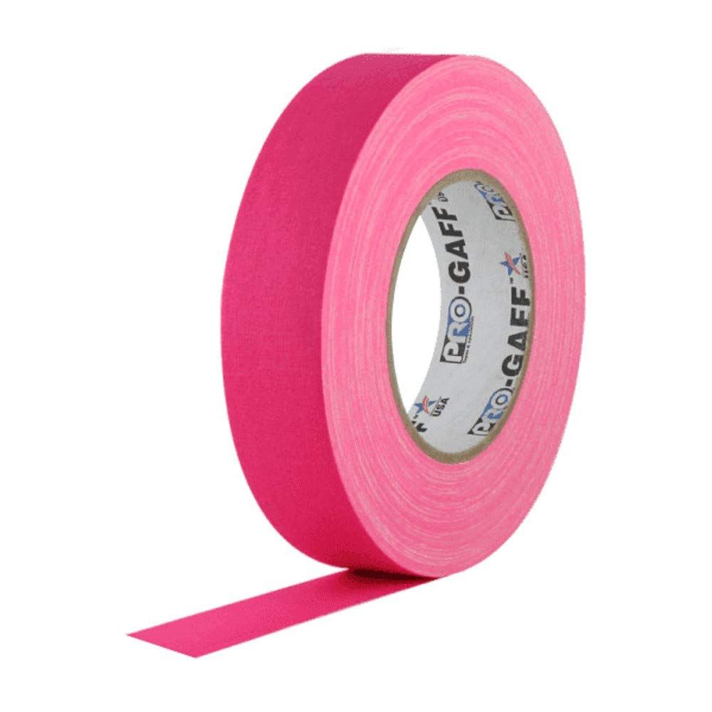 Pro Tapes ガッファーテープ 蛍光ピンク 25mm x 45m カメラ テープ GAFFER TAPE FLUORESCENT