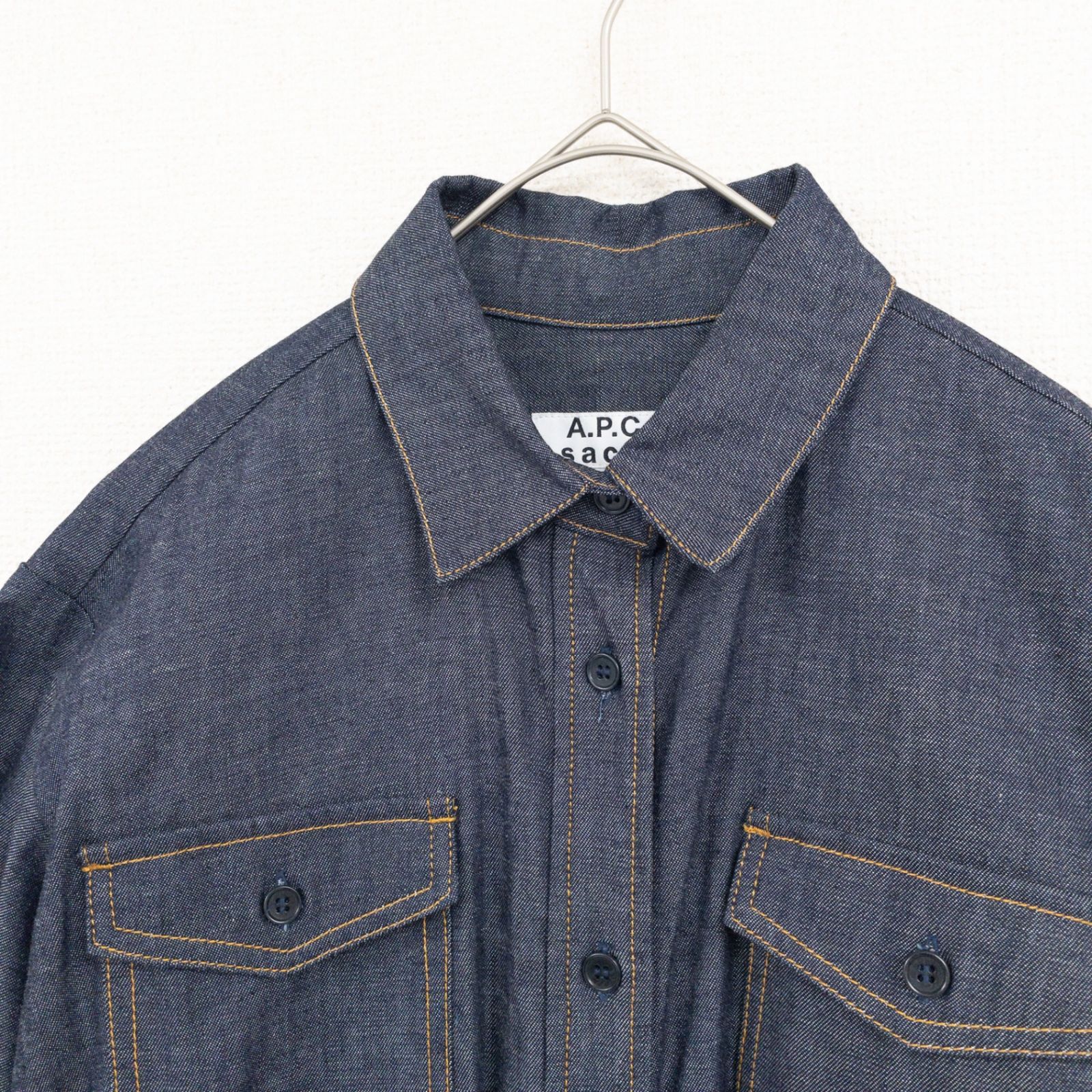 sacai サカイ × A.P.C. アーペーセー デニムワンピース ベルト