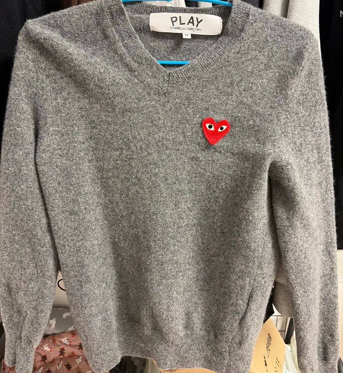 PLAY COMME des GARÇONS ニット セーター グレー M 【公式通販】