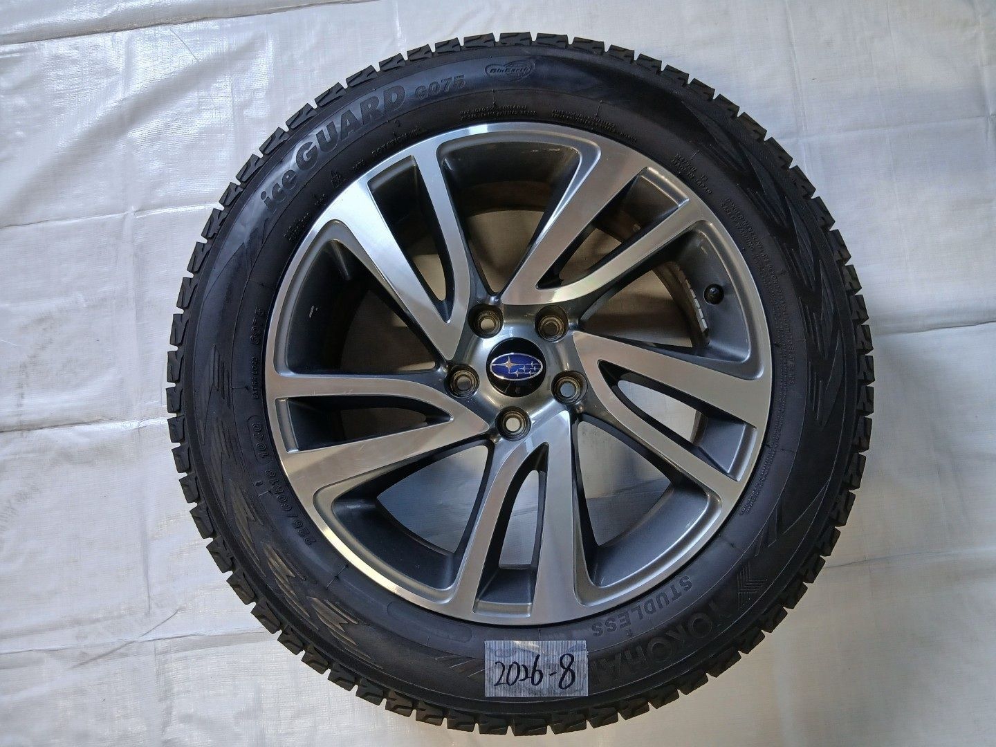 中古 スバル 純正 18インチ アルミホイール＆スタッドレスタイヤ 1台分