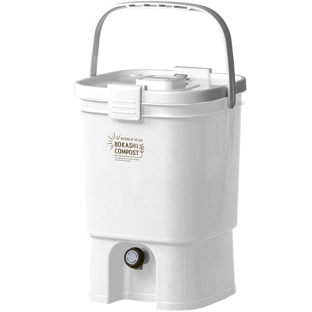リブウェル(Livewell) 家庭用 生ごみ処理器 キッチンコンポスト ボカシコンポスト EXC(ホワイト)pms