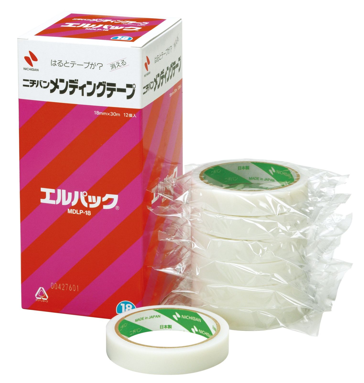 新品 ニチバン メンディングテープ 大巻 12巻入 18mm×30m MDLP-18
