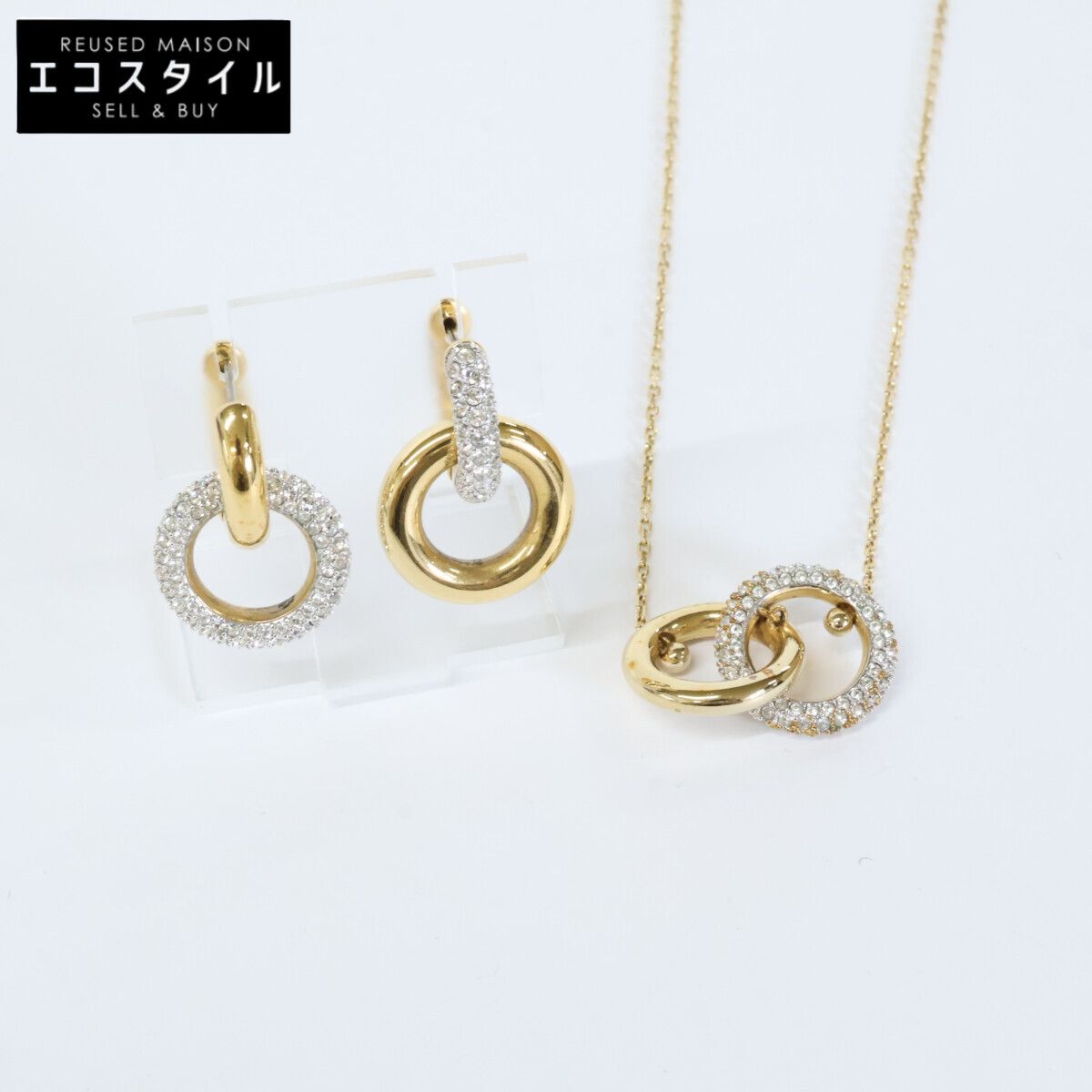 SWAROVSKI スワロフスキー 【美品】5668820 Dextera インターロッキン 