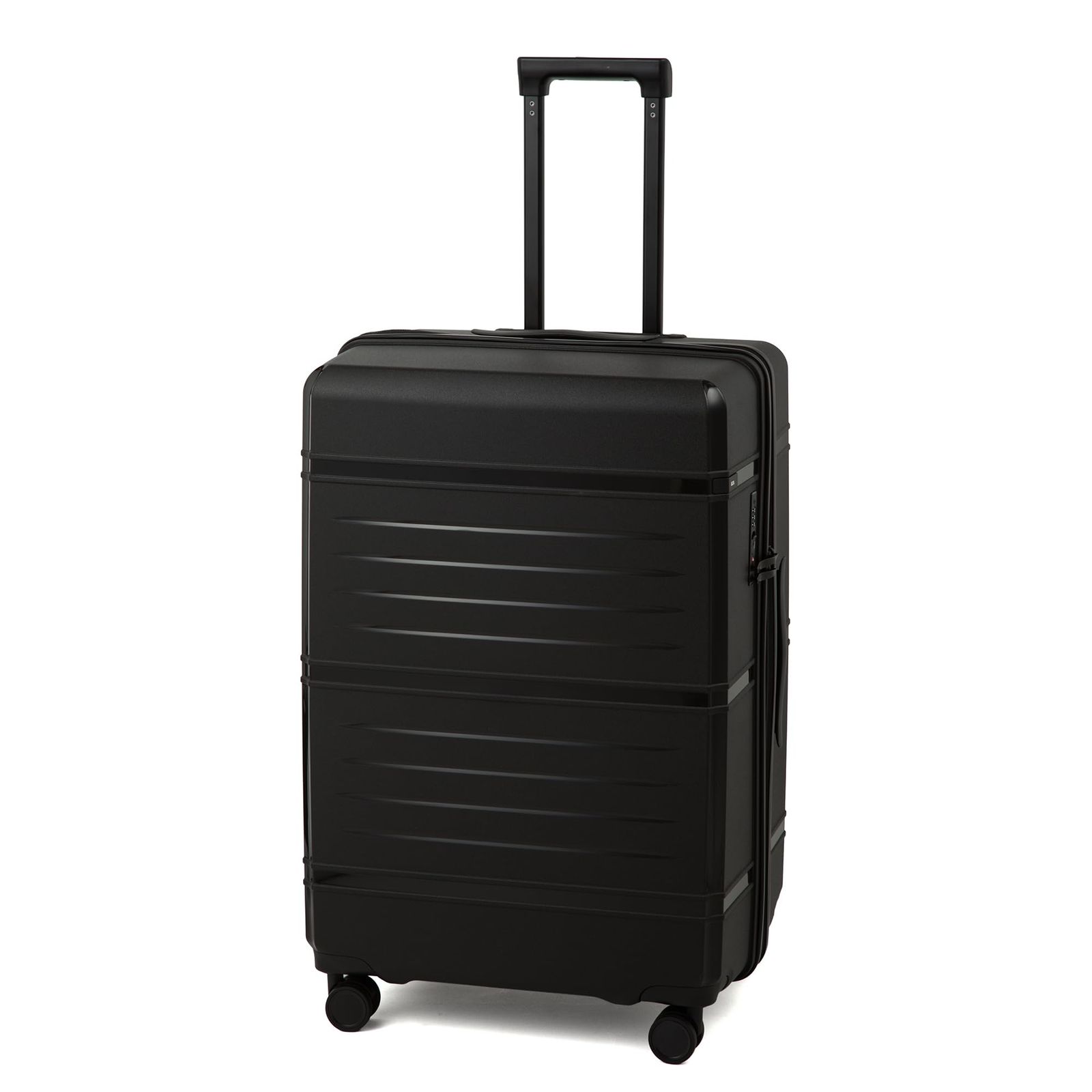 新品 エーストーキョー スーツケース mサイズ 3泊4日 4泊5日 58L 双輪キャスター 内装両面仕切り付 インナーポーチ付 3.4kg キャリーケース キャリーバッグ タクティシティー No.05692