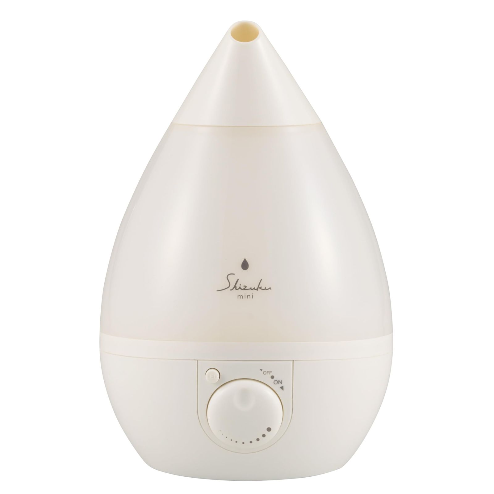 アピックス(APIX INTL) 加湿器 超音波式加湿器 SHIZUKU mini アロマ対応 コンパクト 卓上 寝室 リビング用 ホワイト ASZ-150(WH)