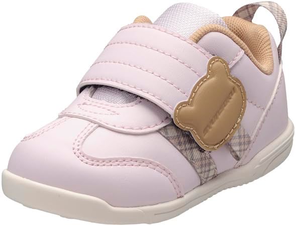新品 [シュンソク] ベビーシューズ スニーカー 幅広 軽量 足育 脳トレ 12~15cm 男の子 女の子 SJB 1610 ラベンダー 12.5 cm 3E