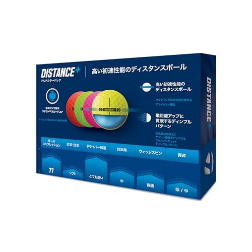 テーラーメイド(TAYLOR MADE) TMJ25 Distance + ゴルフボール 2025年