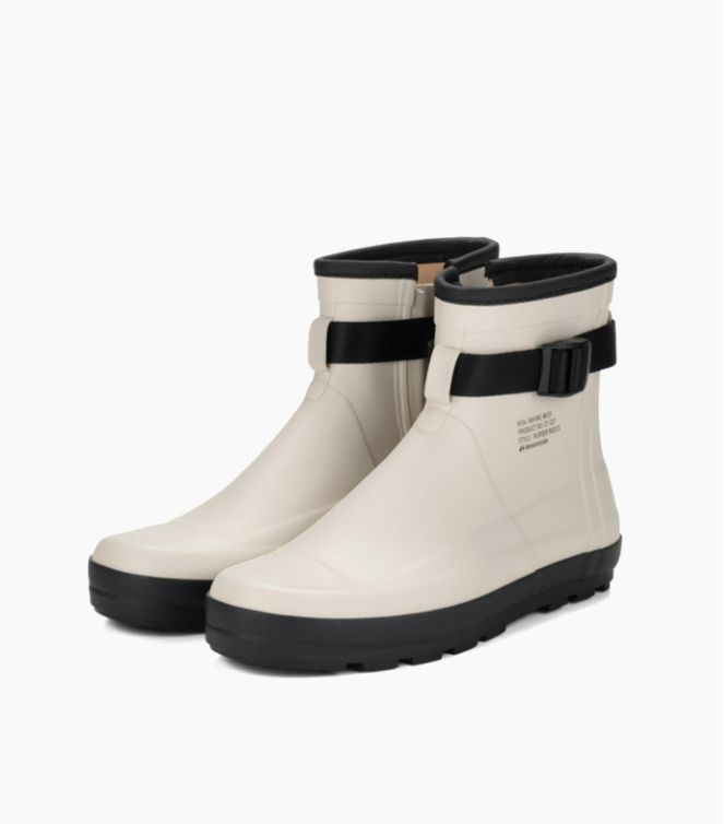 (新品) レインブーツ (ムーンスター) 810s マルケ モディ White