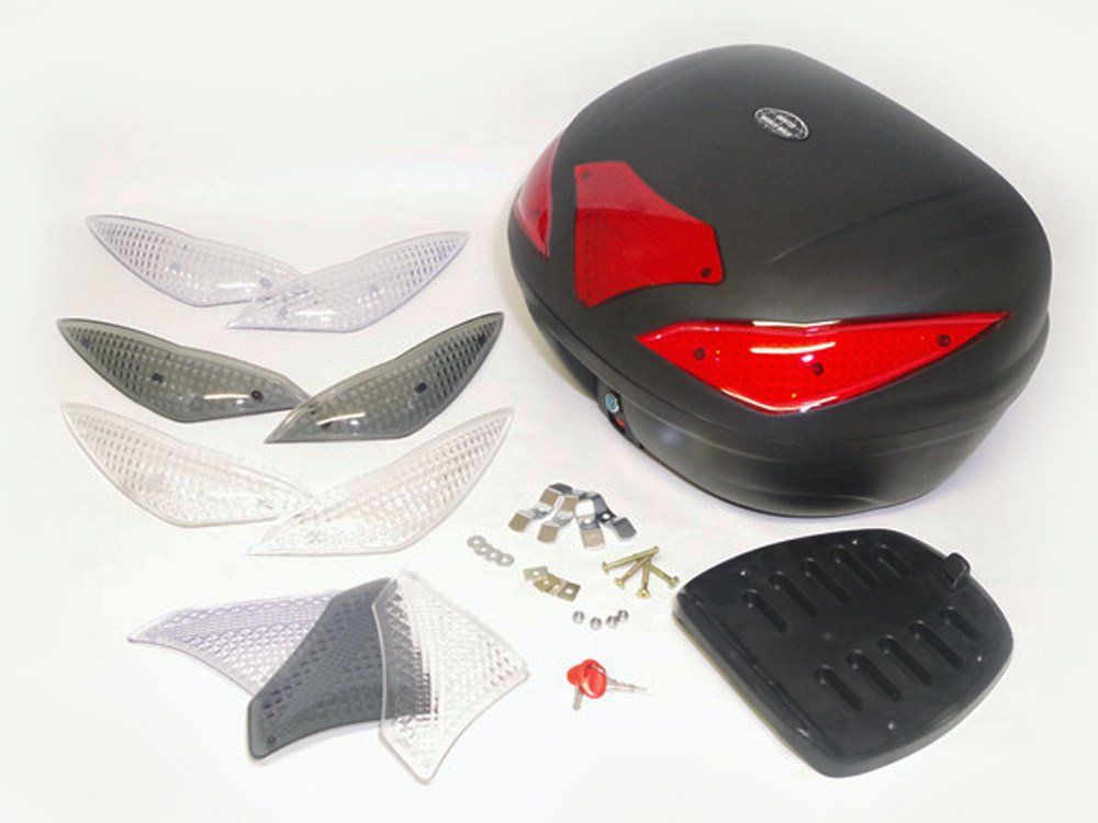 新品 ワールドウォーク マルチリアキャリア タイプ2 CB1300用 43リッターリアボックスセット wca-14cb1300-hwb43