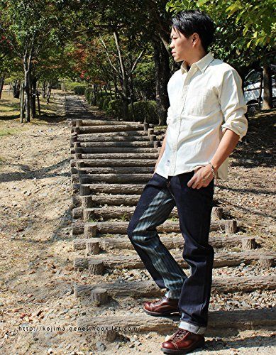 新品 [児島ジーンズ] KOJIMA GENES モンキー コンボ パンツ ヘリンボーン 42 HERRINGBONE