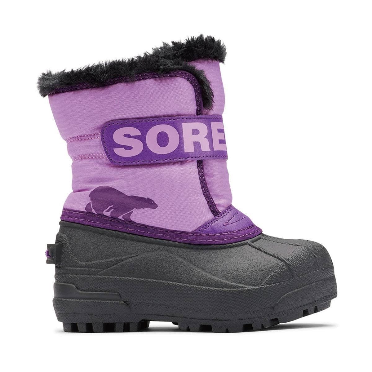 新品 [ソレル] 【KIDS】 チルドレンズ スノーコマンダー ブーツ キッズ 17.0cm Gumdrop Purple Violet