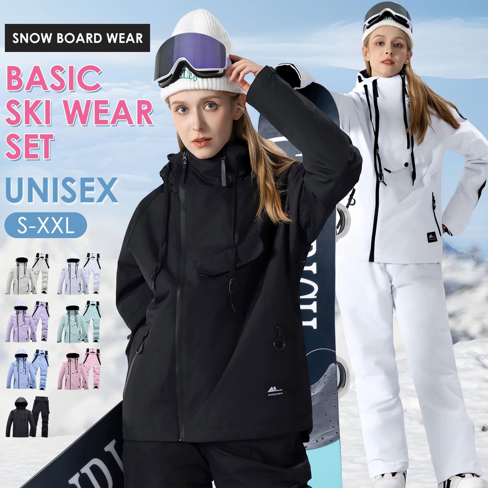 新品 [peak motion] スノボウェア レディース メンズ スキーウェア