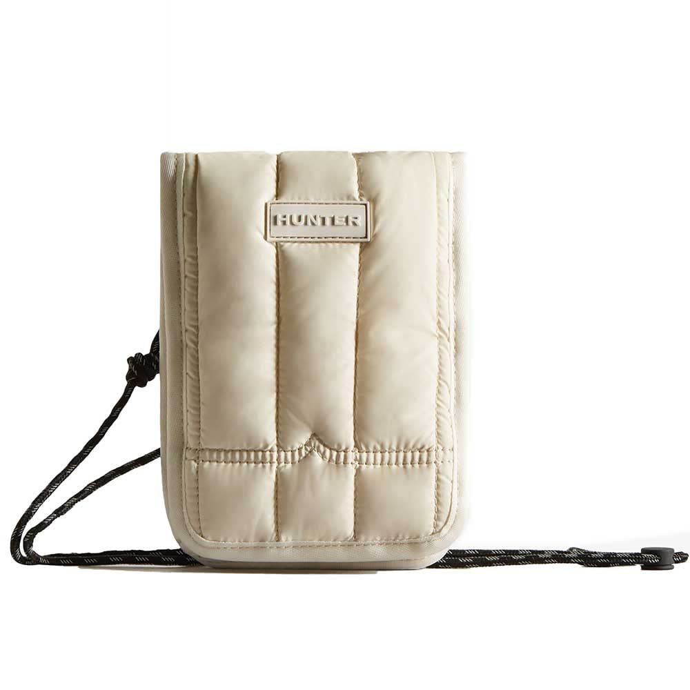新品 [ハンター] INTREPID PUFFER ESSENTIAL PHONE POUCH ホワイト One