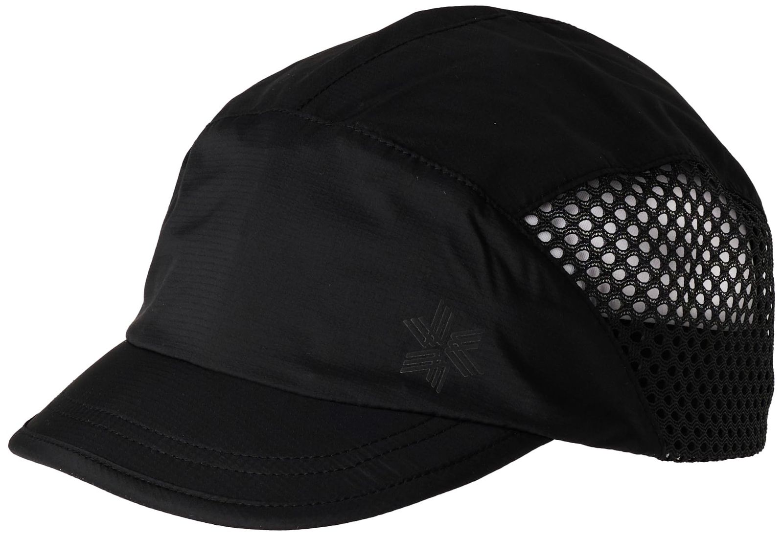 新品 [Goldwin] Compact Run Mesh Cap BLACK F