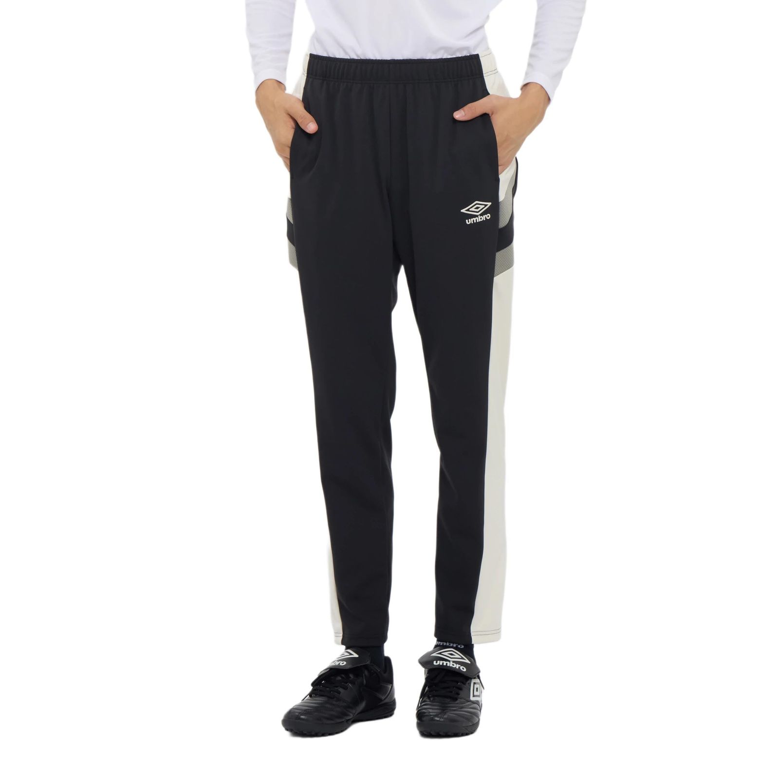 新品 【THE THIRD by UMBRO】ウォームアップロングパンツ UF5FPZ11M_BK00_XO
