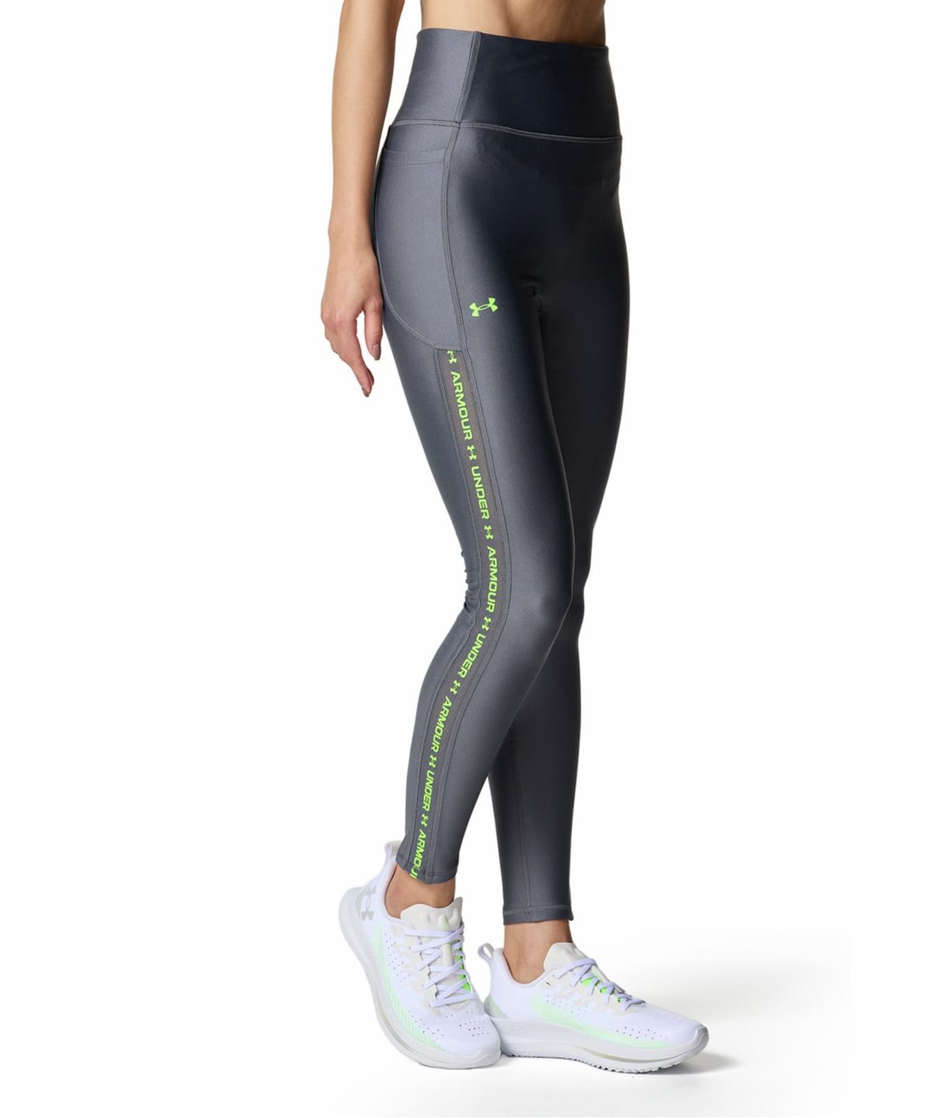 [アンダーアーマー] UA WORDMARK LEGGING Castlerock L [キャッスルロック] [L]