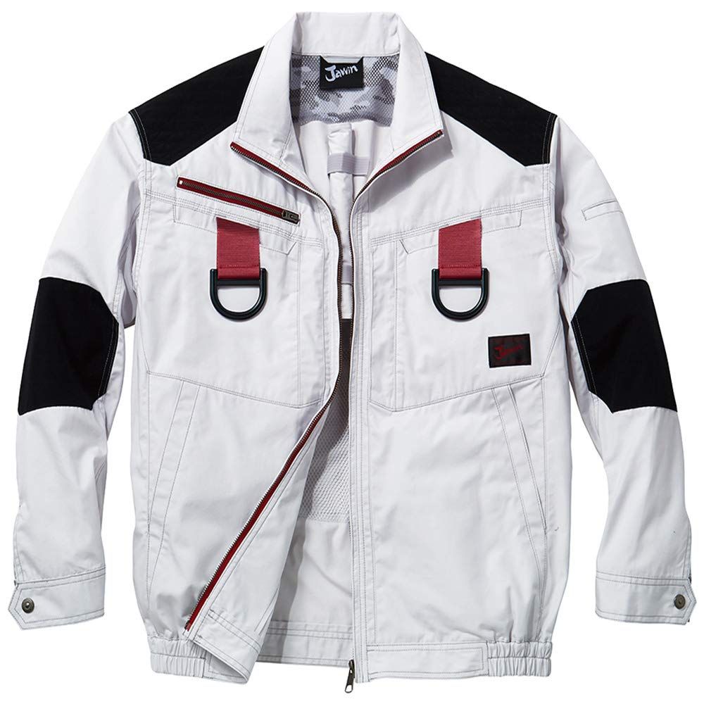 ジャウィン フルハーネス対応長袖ブルゾン(服のみ) 54100 LL 36シルバー [36シルバー] [LL]