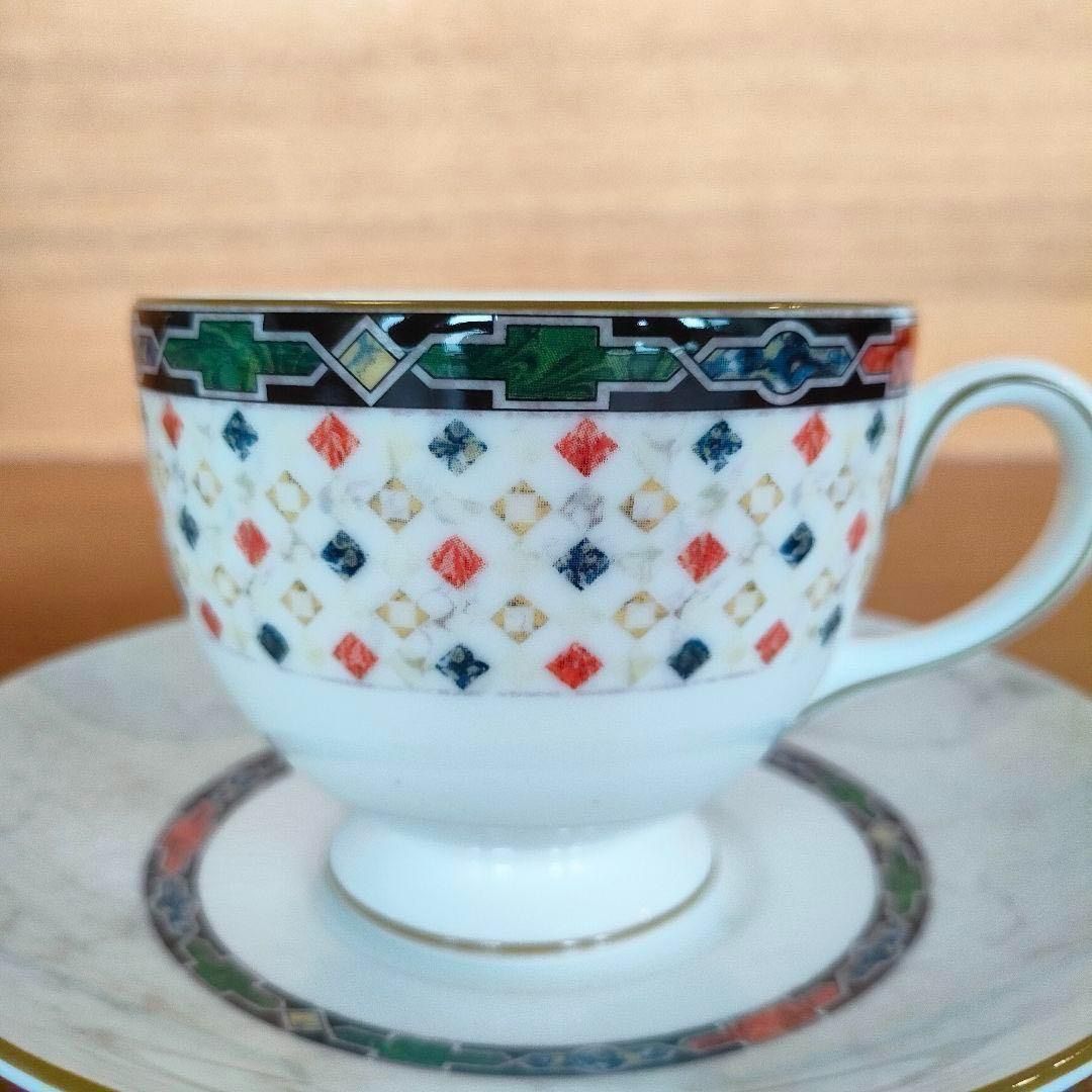 WEDGWOOD ハーレクイン リーシェイプ カップ＆ソーサー 2客セット ウェッジウッド アンティーク 希少品