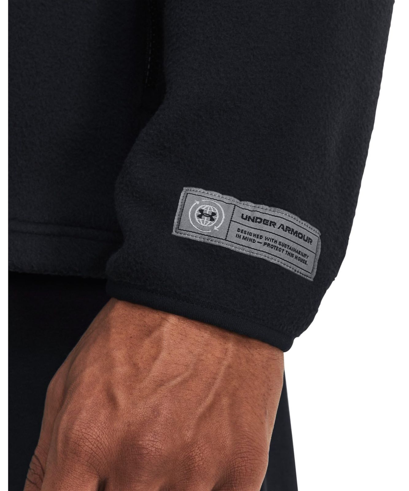 新品 [アンダーアーマー] UA Microfleece Maxx FZ Black Black Black XL
