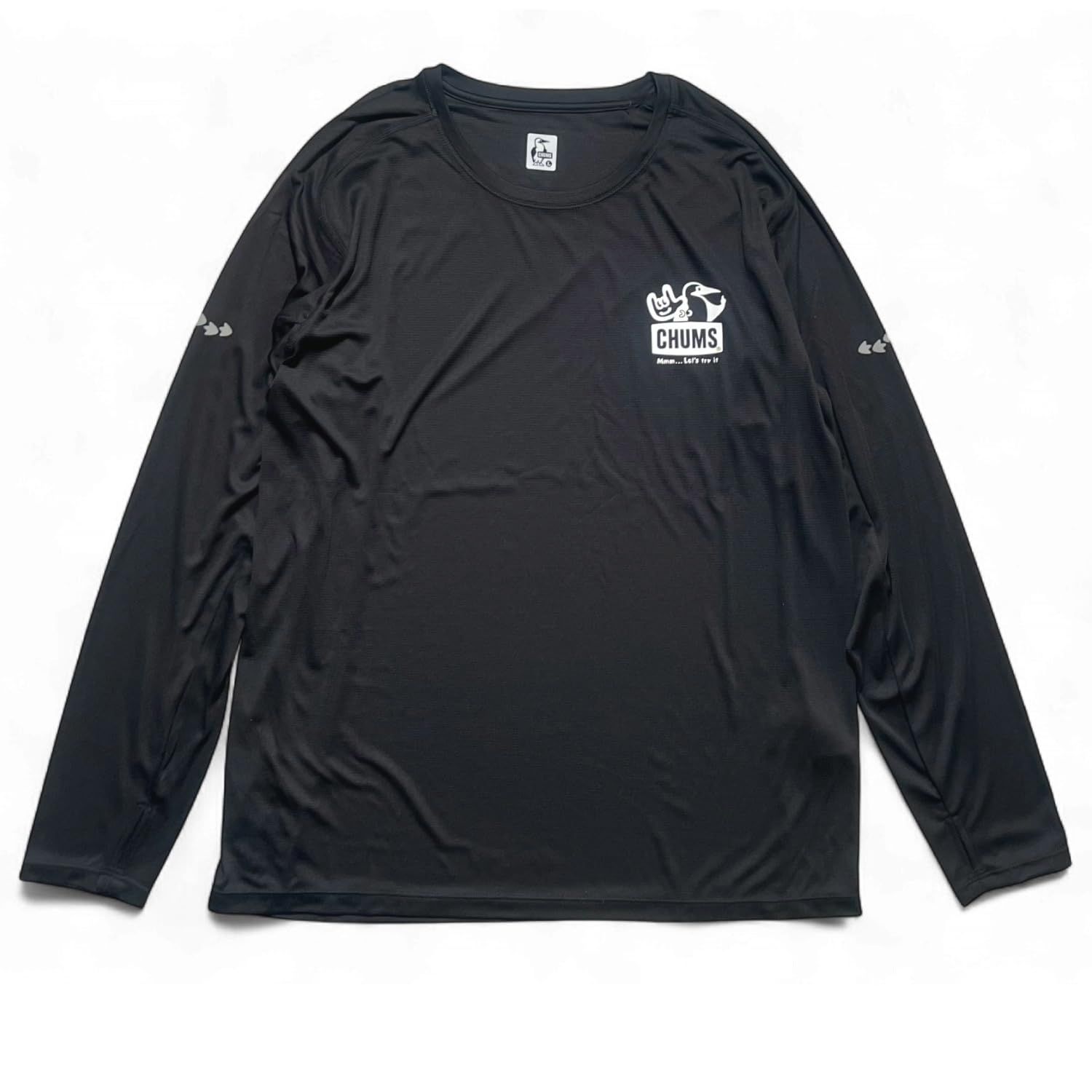 新品 チャムス CHUMS チャムス×ミツカ ランニングロングスリーブTシャツ 吸水速乾 メンズ レディース ユニセックス ロンT Tシャツ カジュアル スポーツ トップス CH01-2644